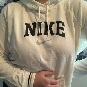 Cream Nike Hoodie